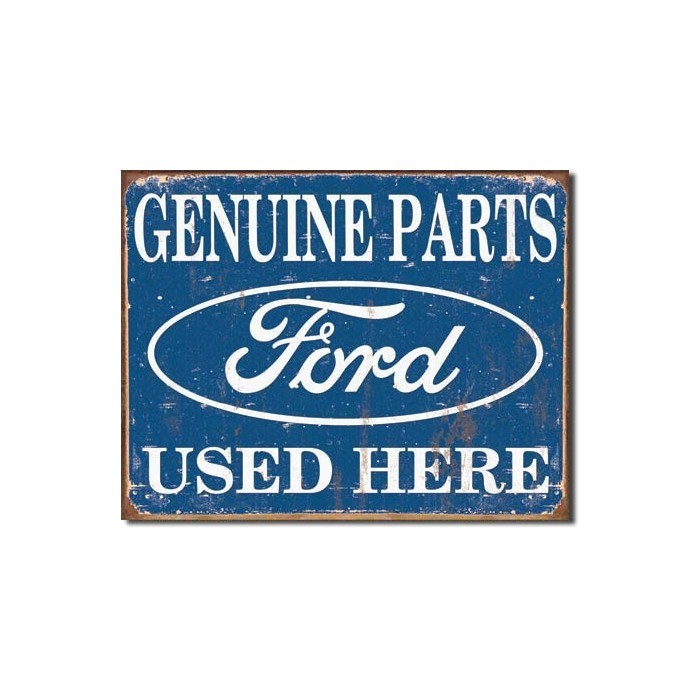 Plaque déco Ford Parts Used...