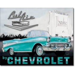 Plaque déco 1957 Chevy Bel Air