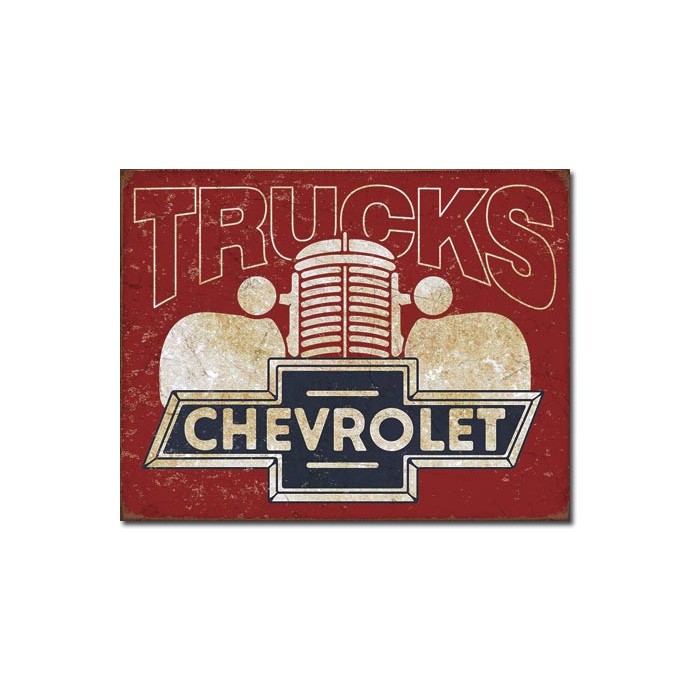 Plaque déco Chevy Trucks 40s