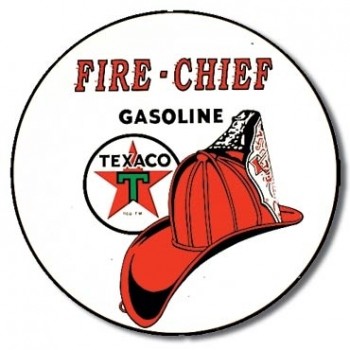Plaque déco Texaco Fire Chief