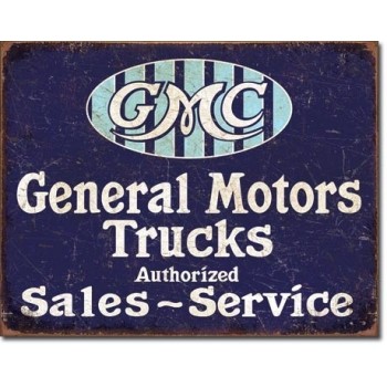 Plaque déco GMC Trucks -...