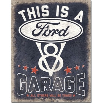 Plaque déco Ford Garage
