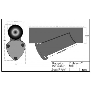 Kit cutout simple 3" QTP...