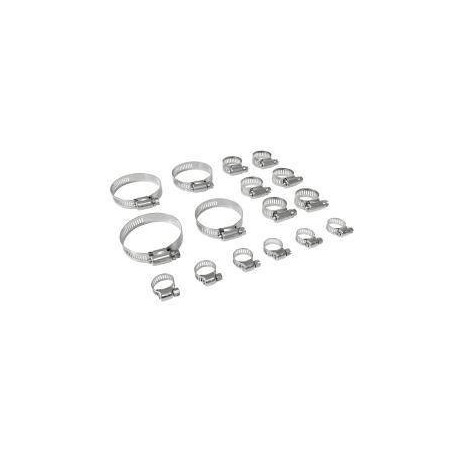ref_199733_Kit de colliers de serrage FoMoCo en acier inoxydable Scott Drake 8287-SBFK