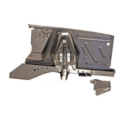 ref_200638_Ensemble longeron et tourelle d'amortisseur coté gauche Scott Drake C5ZZ-16055-LHC