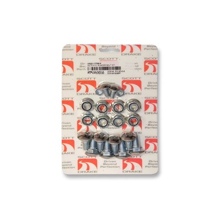 ref_200715_Kit de Visserie de pare-chocs, standard, 20 pièces Scott Drake C5ZZ-17758-K