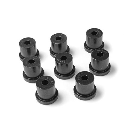 ref_201738_Silentblocs de jumelle de lame de suspension (trou de 1/2" en polyuréthane noir) Scott Drake C6ZZ-5781-BP