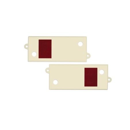 ref_201996_Cabochon d'éclairage de porte Deluxe (paire) Scott Drake C7ZZ-13731-B