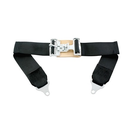 ref_205325_Ceinture 3" avec boucle type course (noir) Scott Drake SB-RACE