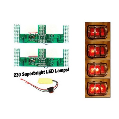 ref_390680_Kit de feux arrière séquentiels à LED Scott Drake SD-6010-UB