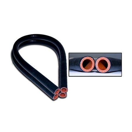 ref_200744_Durite de chauffage en silicone (noir) Scott Drake C5ZZ-18472-BLK