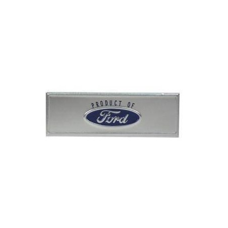 ref_202831_Emblème de seuile de porte, logo Ford, bleu Scott Drake C8ZZ-6513208-T