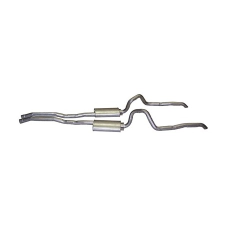 ref_295776_Ligne d'échappement double 2" (sauf Mach 1) Scott Drake D1ZZ-5257-ARK