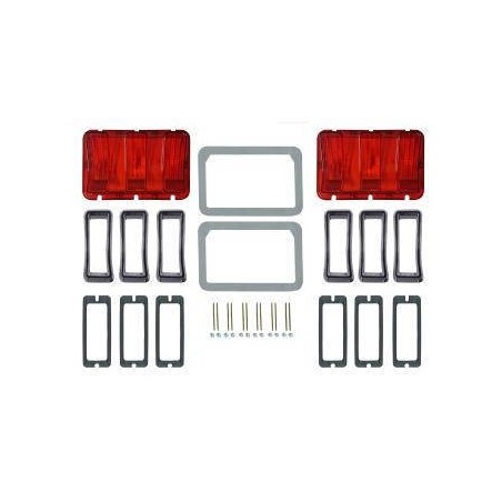 ref_296117_Kit cabochons et entourages de feux arrières Scott Drake KIT-ELC-6-DLX