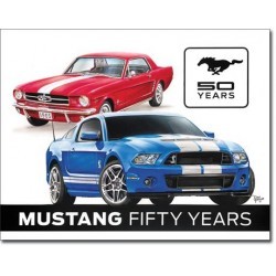 Plaque déco Ford Mustang 50...
