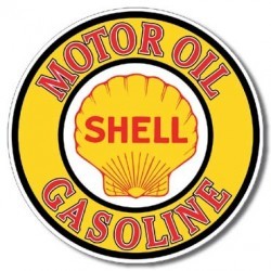 Plaque déco Shell Gas & Oil...