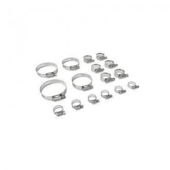 ref_199733_Kit de colliers de serrage FoMoCo en acier inoxydable Scott Drake 8287-SBFK