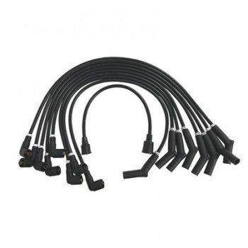ref_389243_8mm Ford Logo Ignition Wires Black Scott Drake C5OZ-12259-BK8