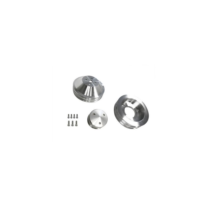 ref_199910_Kit de poulies en aluminium 390-428ci sans AC Scott Drake B-F142