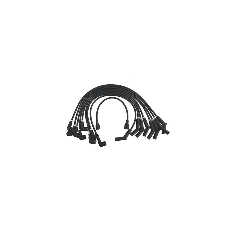 ref_389243_8mm Ford Logo Ignition Wires Black Scott Drake C5OZ-12259-BK8