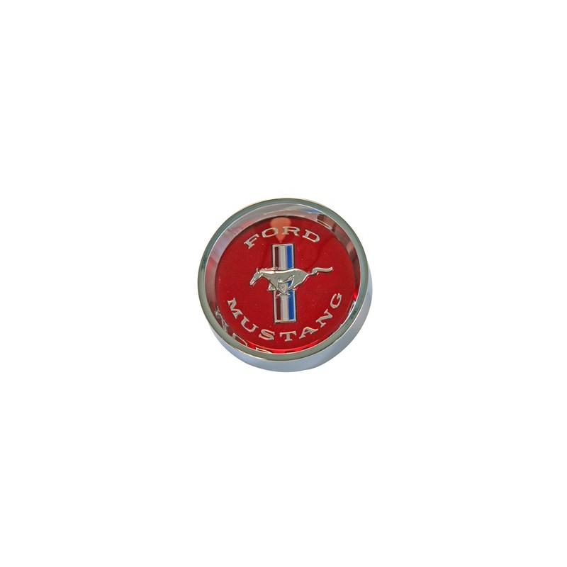 ref_200504_Cache centraux des roues "Styled steel wheel", rouge Scott Drake C5ZZ-1130-WL