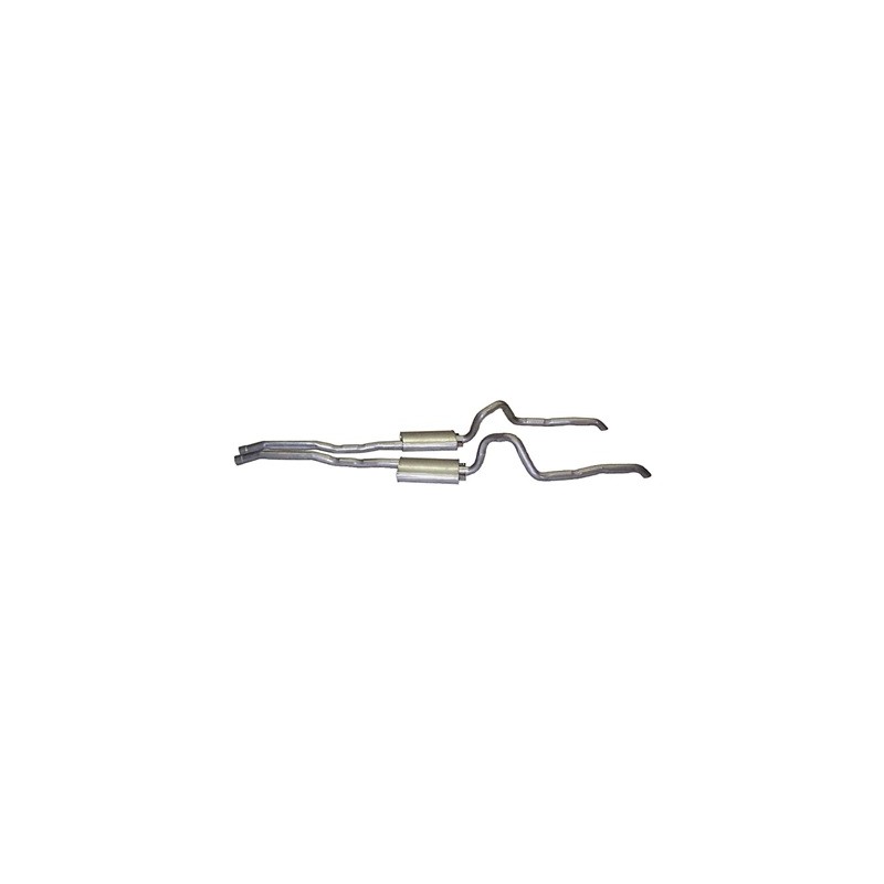 ref_295776_Ligne d'échappement double 2" (sauf Mach 1) Scott Drake D1ZZ-5257-ARK