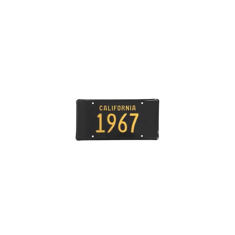 ref_389123_Plaque d'immatriculation Californie Scott Drake ACC-LP-67C