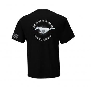 T-shirt noir "MUSTANG EST....