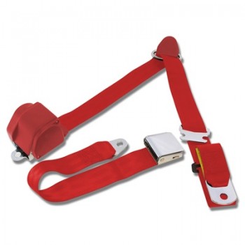 ref_205287_Ceinture de sécurité à 3 points - Rouge vif Scott Drake SB-3P-BR