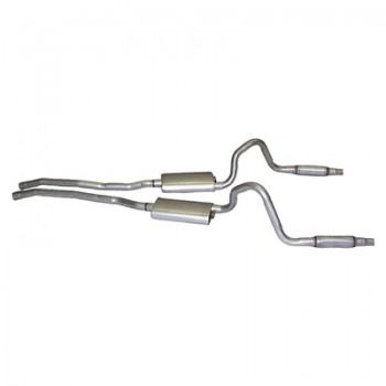 ref_200916_Ligne d'échappement double GT 2" avec résonateurs Scott Drake C5ZZ-5257-WRS