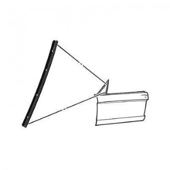 ref_201121_Joint vertical sur fenetre de ventilation Scott Drake C5ZZ-6521450-A