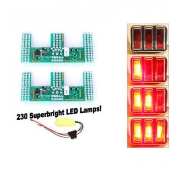 ref_205343_Kit de feux arrière séquentiels à LED Scott Drake SD-6004-UB