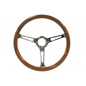 Volant bois & chrome 72103...