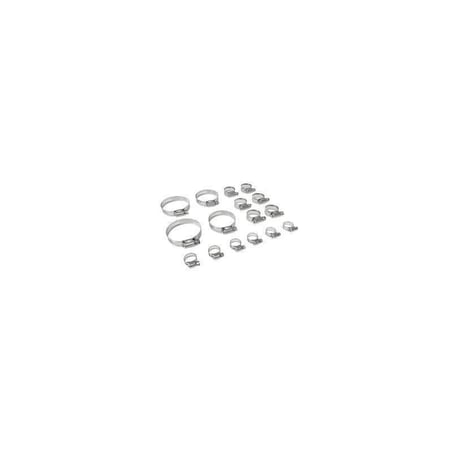 ref_199733_Kit de colliers de serrage FoMoCo en acier inoxydable Scott Drake 8287-SBFK