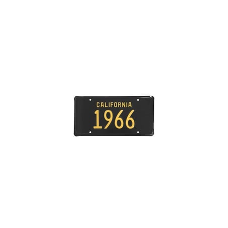 ref_389122_Plaque d'immatriculation Californie Scott Drake ACC-LP-66C