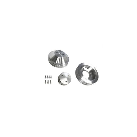 ref_199910_Kit de poulies en aluminium 390-428ci sans AC Scott Drake B-F142