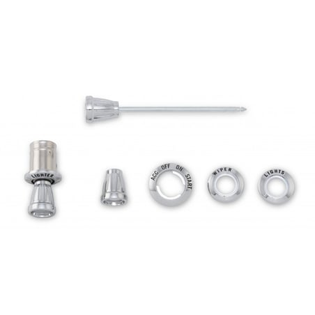 ref_200485_Kit enjoliveurs et boutons de tableau de bord Scott Drake C5ZZ-10852-K