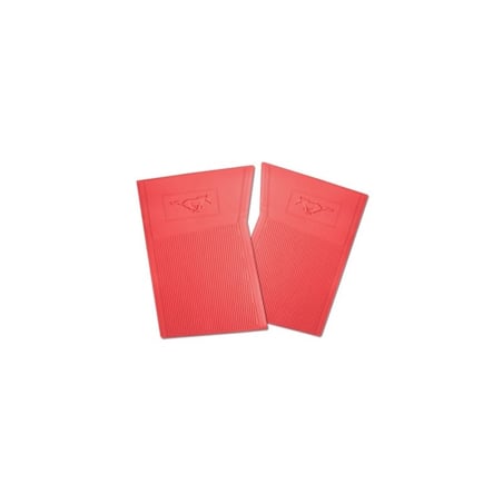 ref_201090_Tapis de sol PVC Pony (Rouge) Scott Drake C5ZZ-6513086-RD