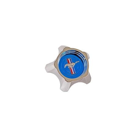 ref_201960_Cache central de roue (bleu, design original) Scott Drake C7ZZ-1130-A
