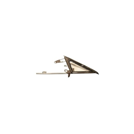 ref_389784_Ensemble cadre et vitre de la fenêtre d'aération, transparent, côté conducteur Scott Drake C8ZZ-65222405CK