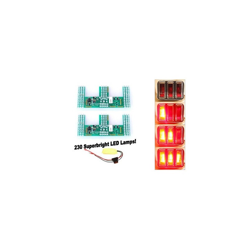 ref_205343_Kit de feux arrière séquentiels à LED Scott Drake SD-6004-UB
